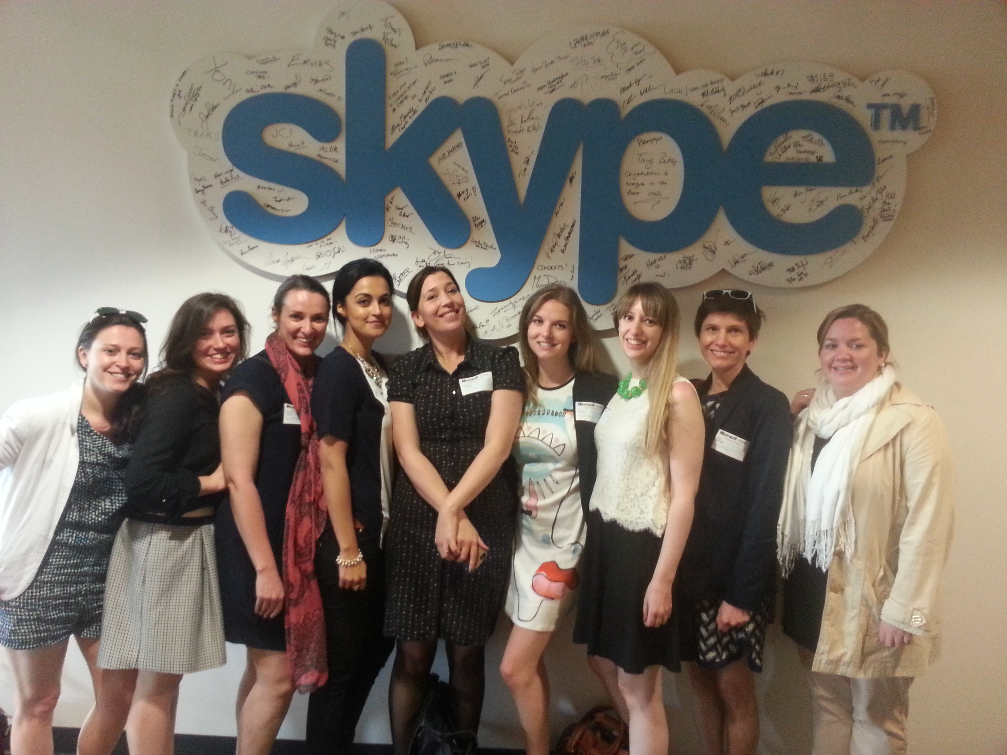 Special edition delegates at Skype