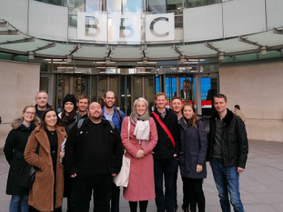 SuperSizer Group visit BBC in London