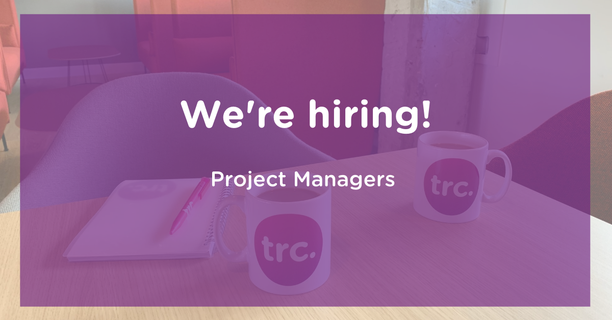 We're hiring! Project Managers