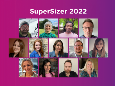 Collage of Supersizer delegates