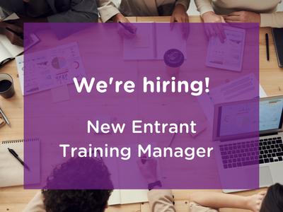 New Entrant Training Manager graphic